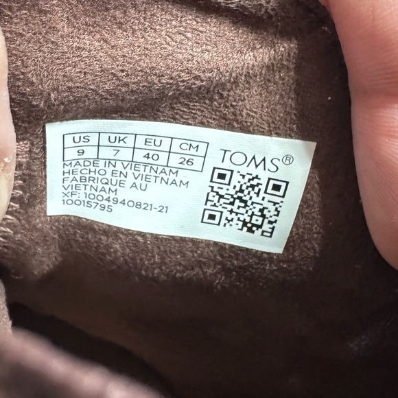 Tom’s Women's Kelsey Ankle Boot Barn Red Earthy Plaid Heel Bootie Womens Sz 9 - Picture 3 of 8